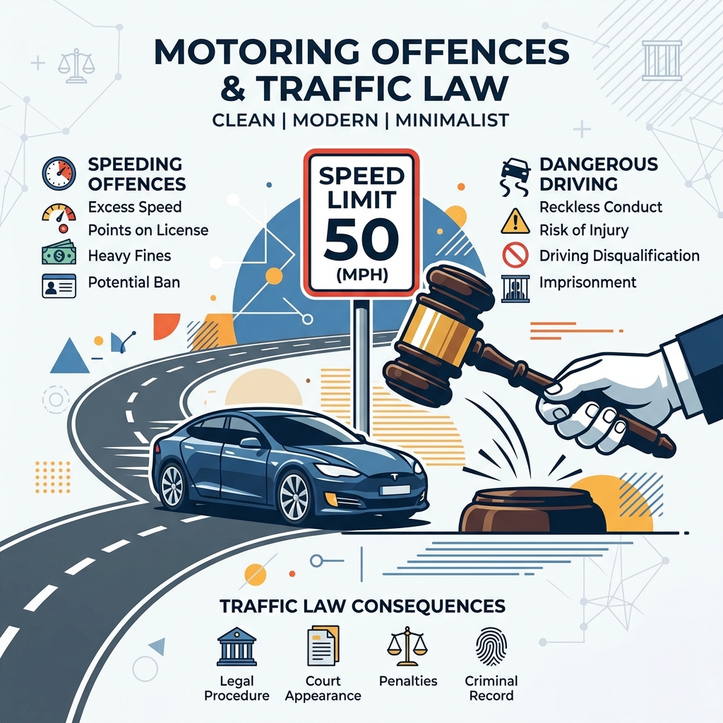 Motoring Offences: Speeding, Drink Driving, and Penalty Points Explained