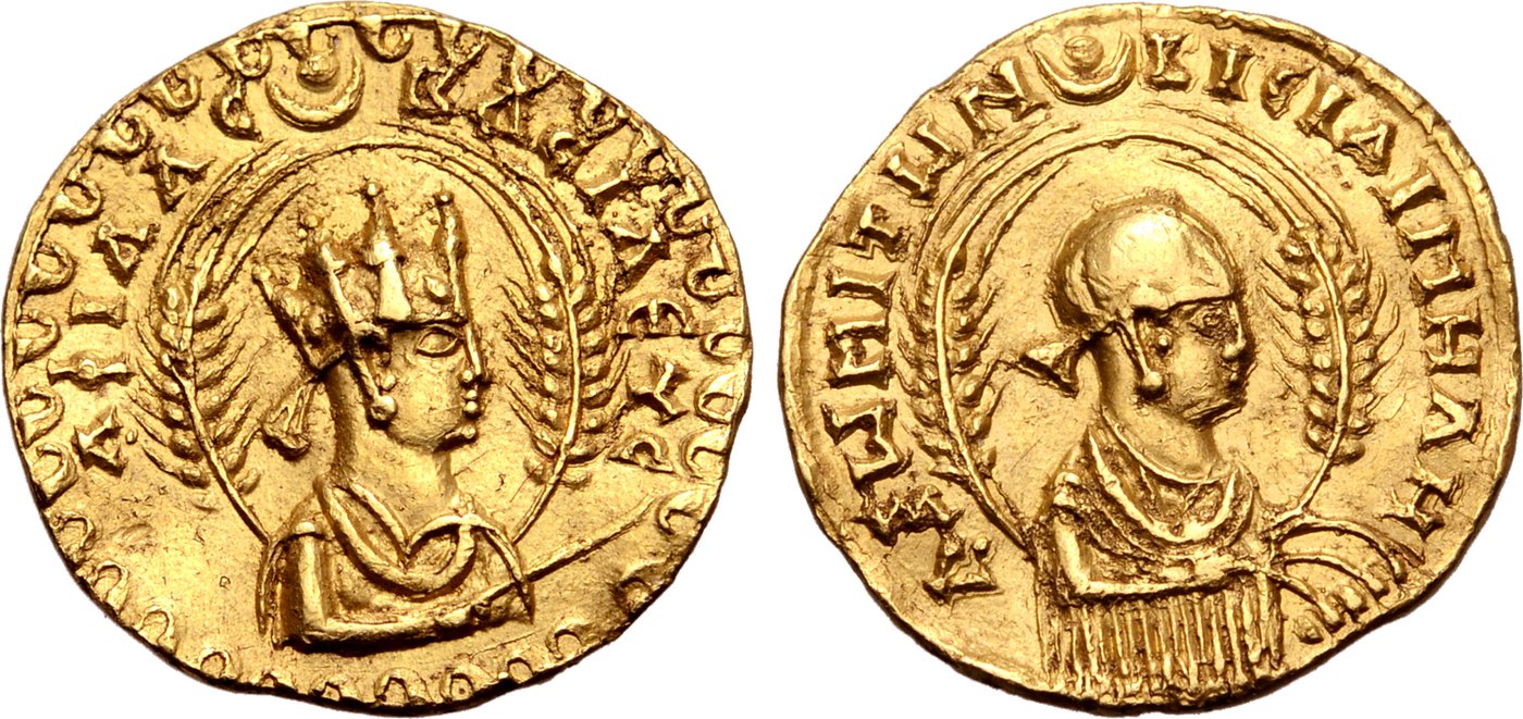 Ancient Aksumite gold and silver coins from the British Museum