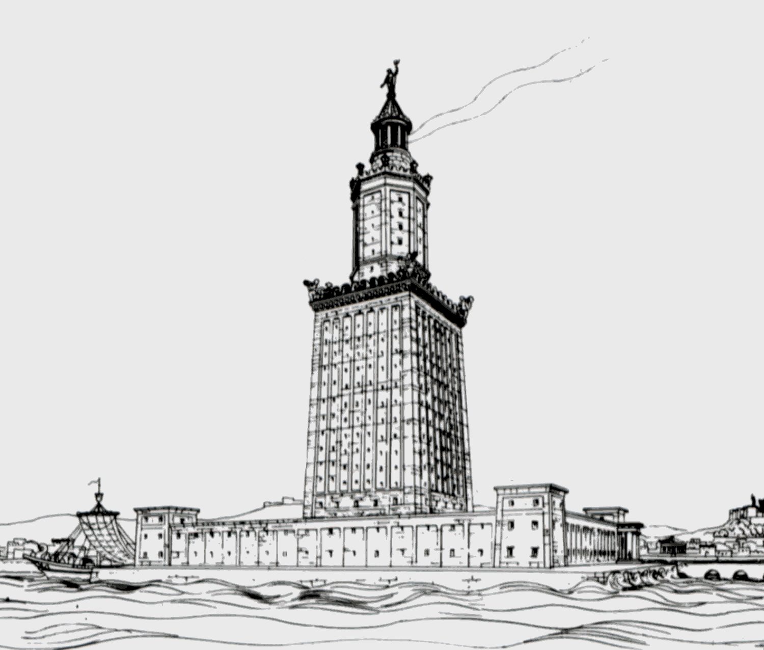 Reconstruction of the Lighthouse of Alexandria