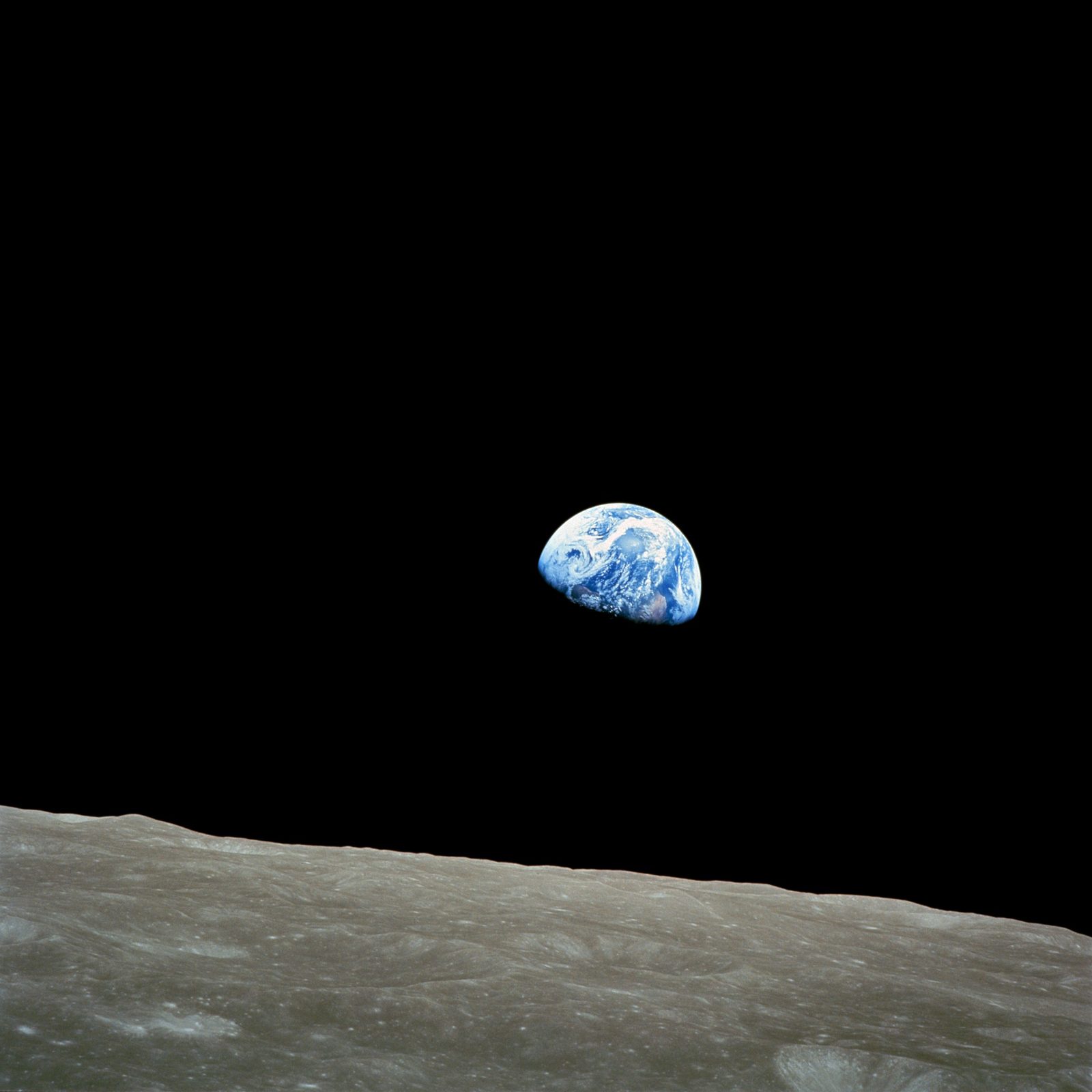 The Earthrise photograph from Apollo 8