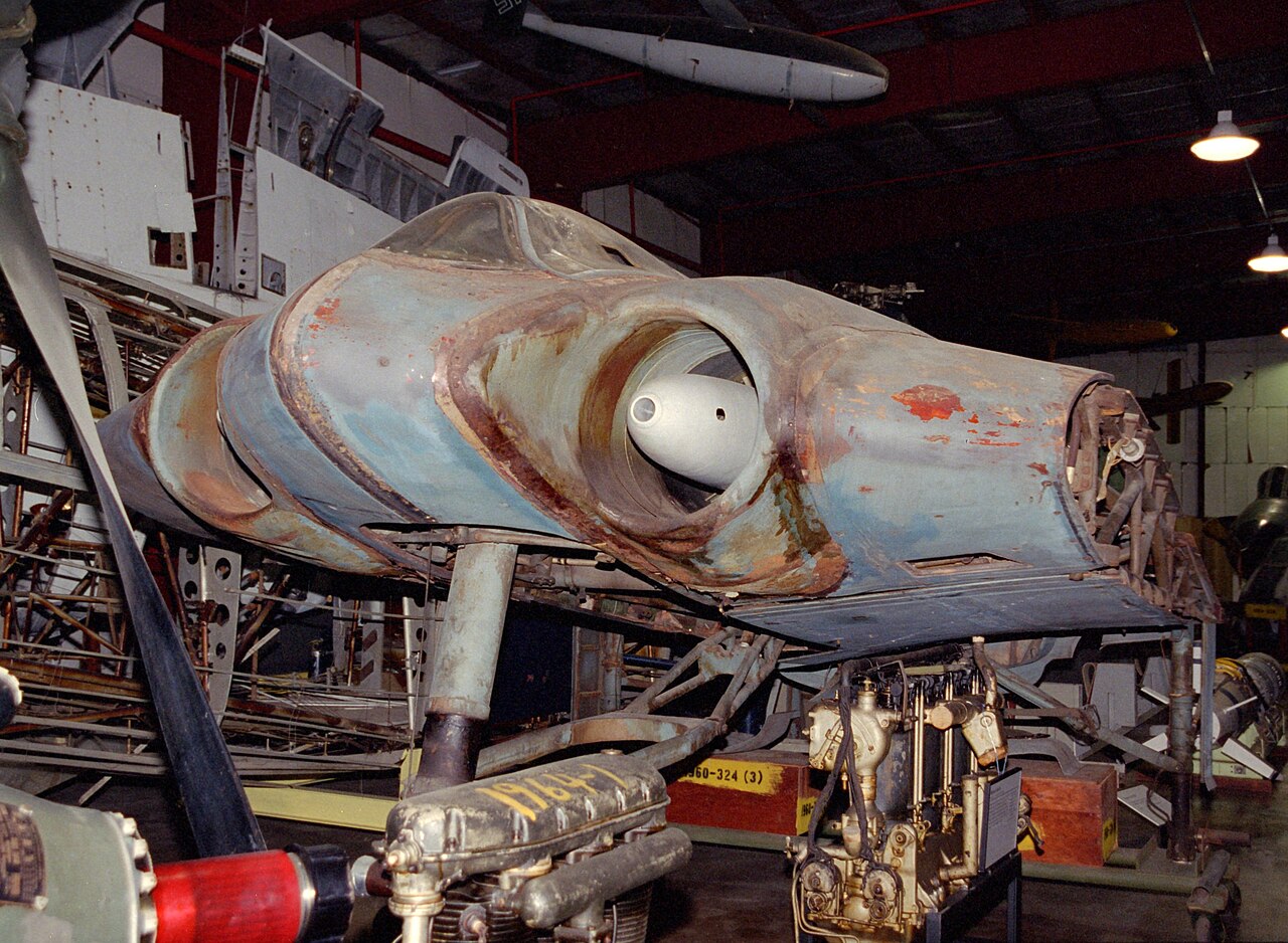 The surviving Horten Ho 229 flying-wing prototype