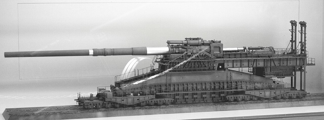 The Schwerer Gustav railway gun