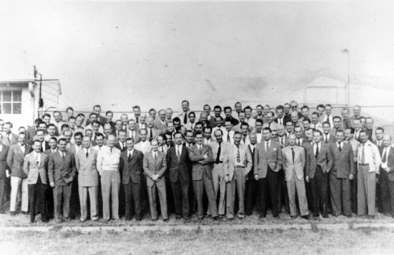 Wernher von Braun during his career as a German rocket scientist