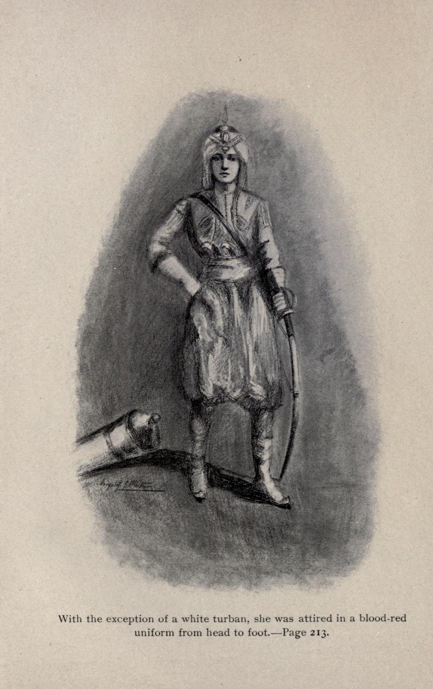 Nineteenth-century engraved portrait of Rani Lakshmibai of Jhansi