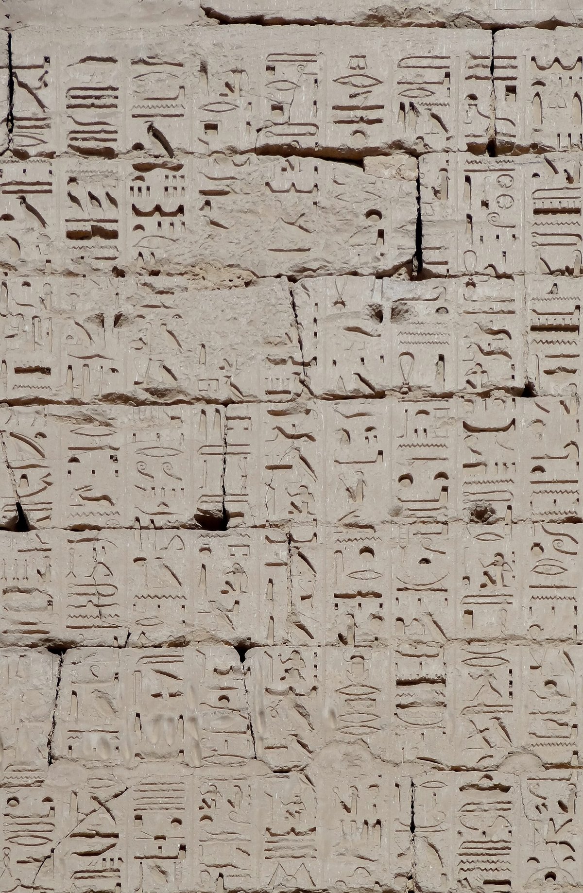 Ancient Egyptian relief at Medinet Habu depicting a battle against the Sea Peoples