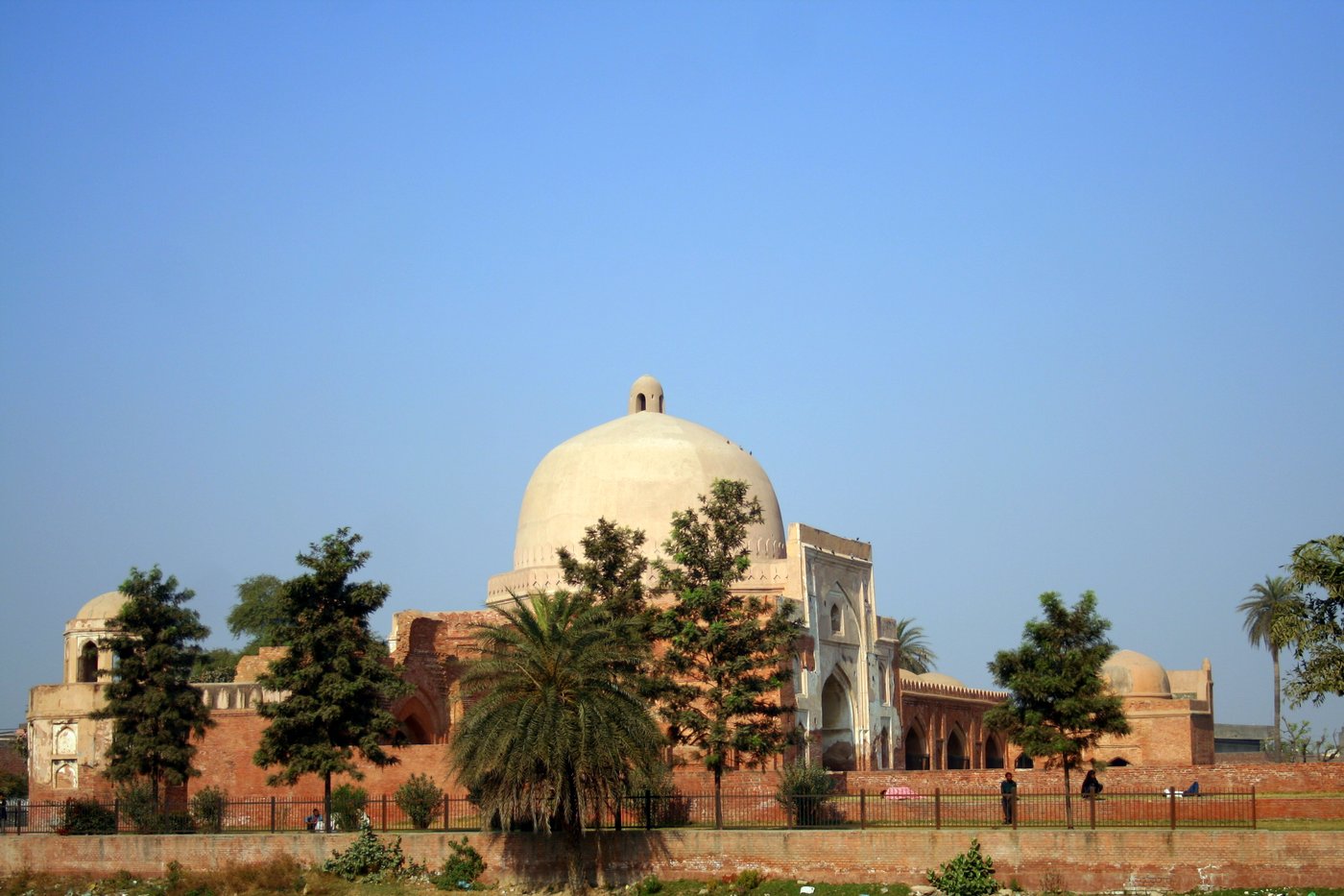 The Kabuli Bagh mosque built by Babur at Panipat to commemorate his victory