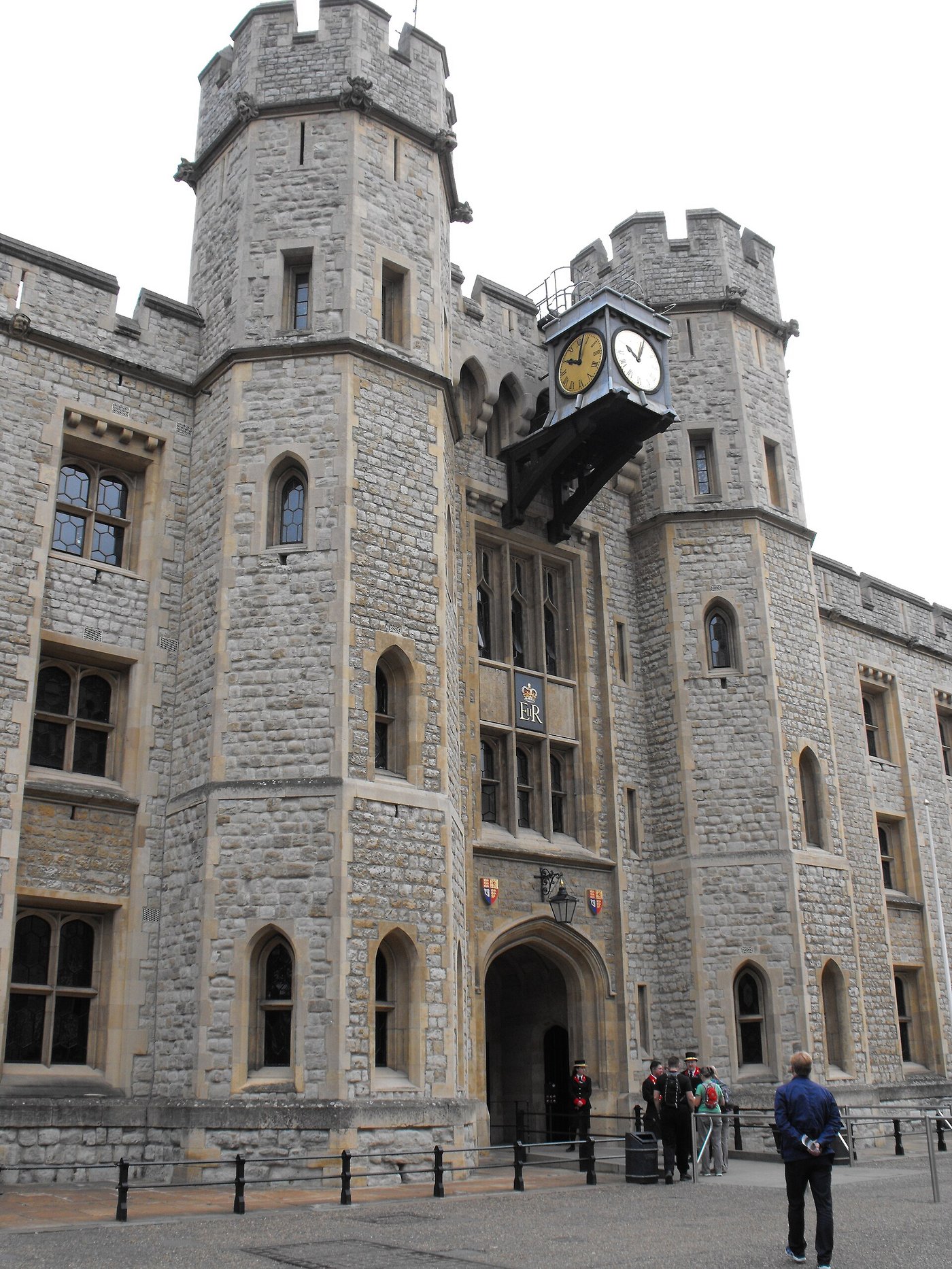 The Tower of London, where the British Crown Jewels including the Koh-i-Noor diamond are displayed