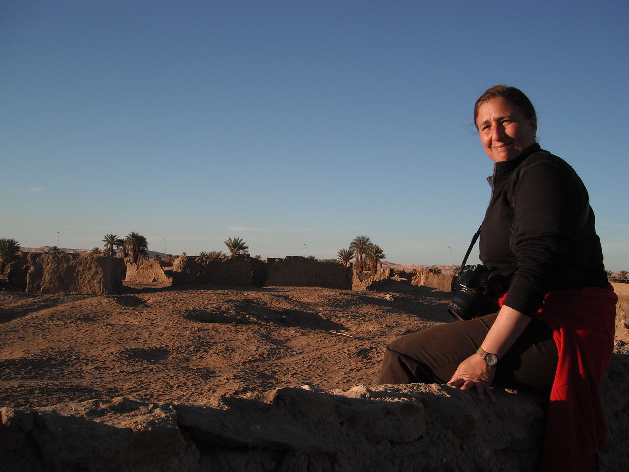 The mudbrick ruins of Germa, capital of the Garamantes, in Libya