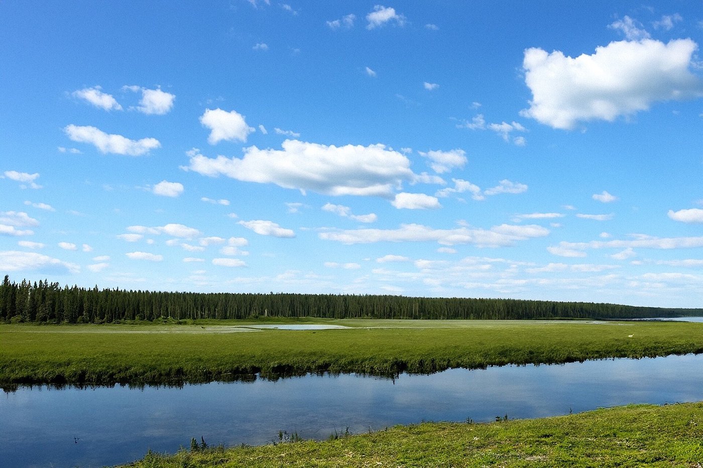 The settlement of Vanavara in Krasnoyarsk Krai, Russia, in modern times