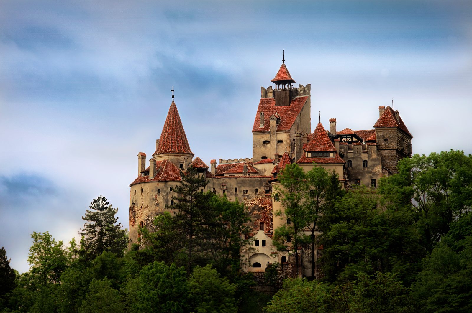 Bran Castle in Transylvania, popularly linked to the Dracula legend