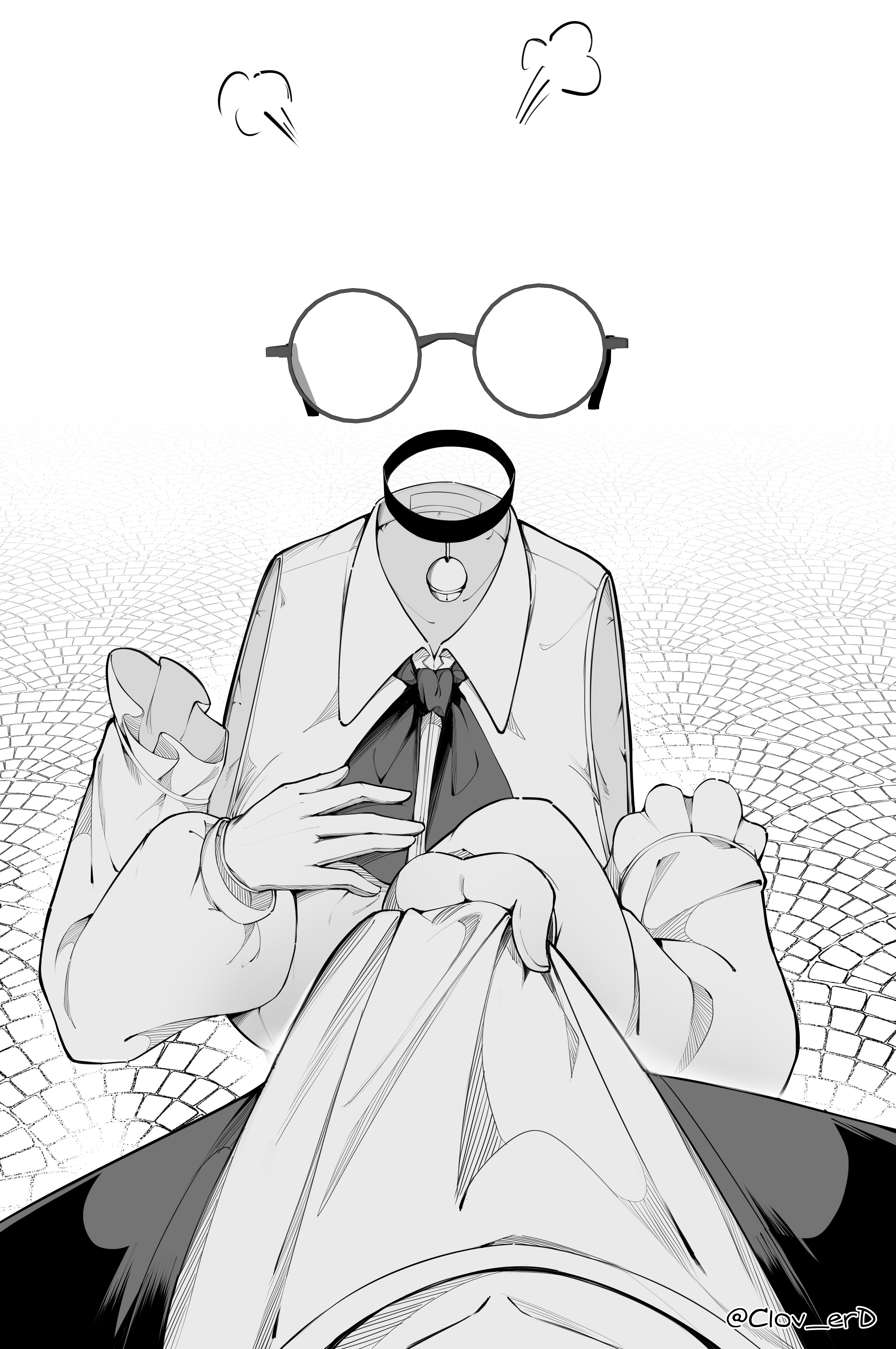 A Transparent Girl with Visible Thirst