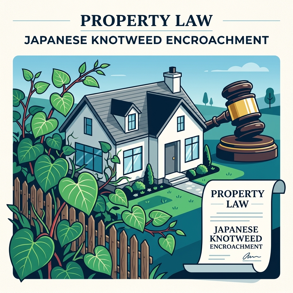 Japanese Knotweed and the Law: Liability, Disclosure, and Mortgage Problems